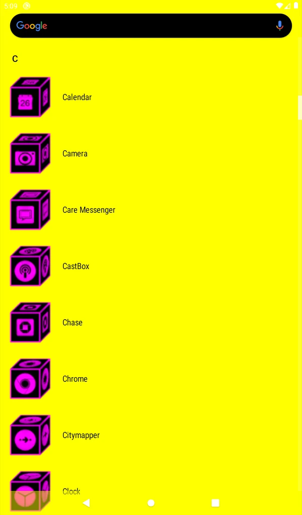 3D Flat Magenta Icon Pack screenshot