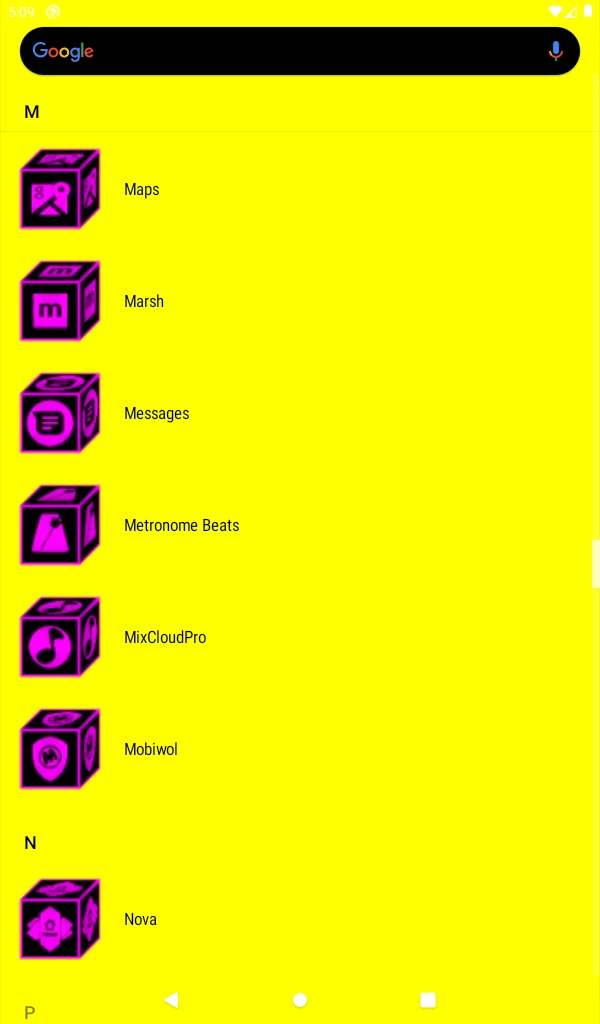 3D Flat Magenta Icon Pack screenshot